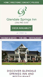 Mobile Screenshot of glendalespringsinn.com